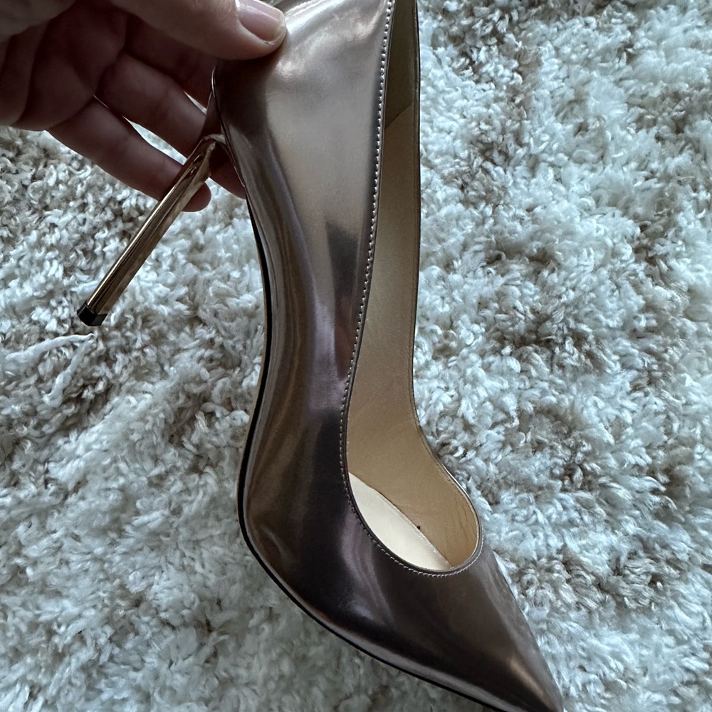Elegant Metallic Stiletto Heels